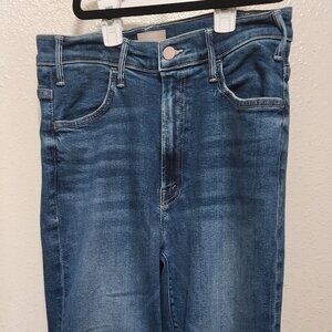 Mother the hustler ankle fray jean